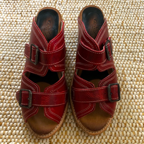 Freebird Caprice Sandals - Red Size 9 - Picture 7 of 10